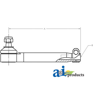 UJD00832    Tie Rod---Right---Replaces AL110956